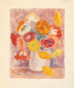 Çiçek Parçası (Zinnias) by Paul Rohland