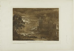 Caernarvon Kalesi by Paul Sandby