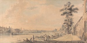 Güneyden Eton Koleji by Paul Sandby
