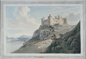 Harlech Kalesi by Paul Sandby