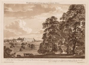 Warwick Kalesi'nin Görünümleri: Lodge Hill'den Warwick Kalesi by Paul Sandby