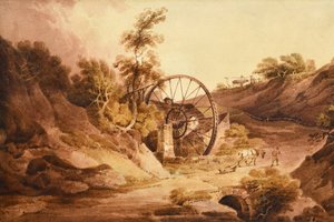 Great Wheel, Broseley Shropshire, c1803 (kağıt üzerine suluboya)