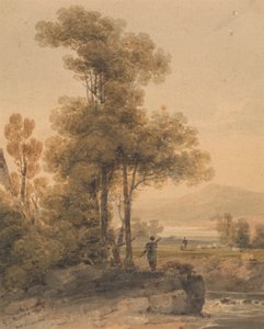 Peyzaj bekleyiş Figürler, Cromach Su