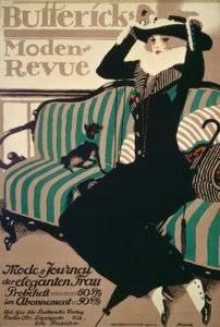 Buttecks ​​Moden-Revue / Poster 1912, P.Scheurich tarafından