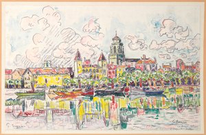 Ciboure, Saint-Jean-de-Luz, 1920 by Paul Signac