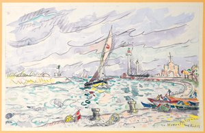 Ciboure, Saint-Jean-de-Luz, 1920 by Paul Signac