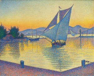 Gün batımında liman, Opus 236 (Saint-Tropez). 1892