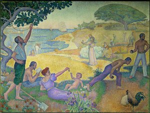 Uyum Zamanında. Altın Çağ Geçmişte Değil Gelecektedir, 1896. by Paul Signac