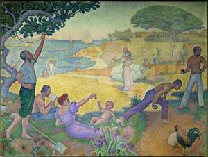 Uyum çağında (tuval üzerine resim) by Paul Signac