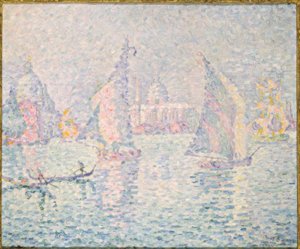 Yeşil sis, Venedik by Paul Signac