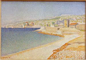 Cassis iskelesi (Opus 198) by Paul Signac