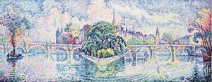 Vert-Galant Bahçesi, c. 1928 by Paul Signac