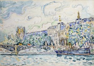 Louvre Sarayı, 1910 by Paul Signac