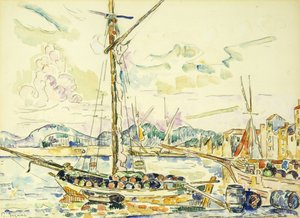 Saint-Tropez Limanı, by Paul Signac