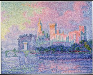 Papaların kalesi, Avignon by Paul Signac