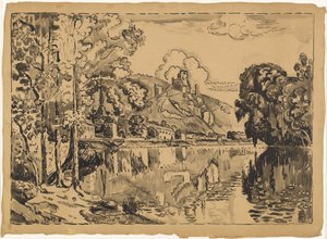 Bir Yaz Sabahında Les Andelys by Paul Signac