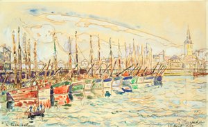 Olonne Kumları, 1922 by Paul Signac