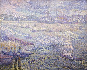 rotterdam. Dumanlar by Paul Signac