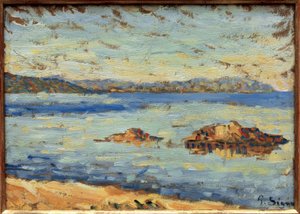 Saint-Tropez, sakin by Paul Signac