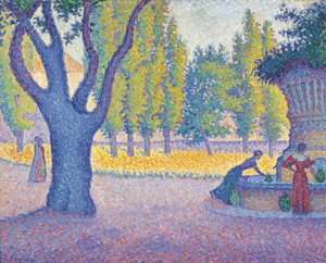 Saint-Tropez, Lices çeşmesi, 1895. by Paul Signac
