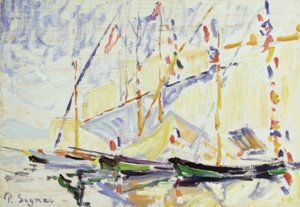 Aziz Trope. Sanatçı: PAUL SIGNAC. Müze: GALERIA COURTAULD / LONDRA / G. BRETAÑA by Paul Signac