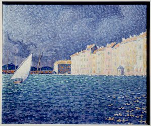 Paul Signac tarafından yapılan Saint Tropez Tablosu (1863-1935) 1895 Saint Tropez Annonciade Müzesi by Paul Signac