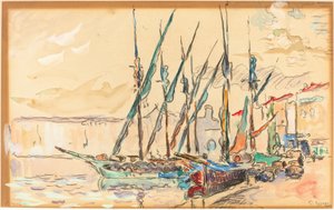 Aziz Tropez by Paul Signac