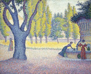 Fountain des Lices, St, 1895 by Paul Signac