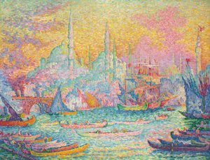 Haliç, Konstantinopolis, 1907. by Paul Signac