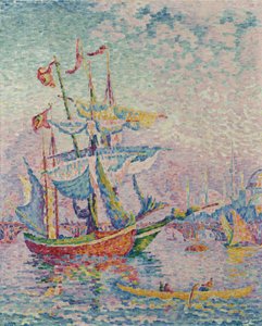 Haliç. Köprü, 1907 by Paul Signac