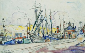 Fecamp Limanı; Le Port a Fecamp, 1930 by Paul Signac