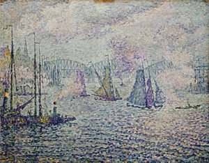Rotterdam limanı by Paul Signac