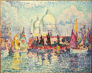 Venedik - La Salute by Paul Signac