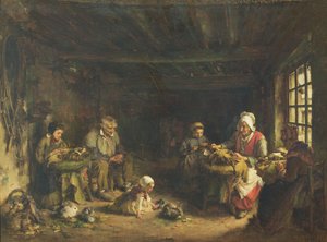 Asnieres-sur-Oise şirketinde dantelciler
