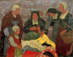 kumaş tüccarı by Paul Sérusier