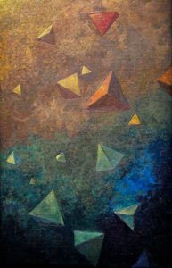 Tetrahedra, c.1910 (tuval üzerine yağlı boya)