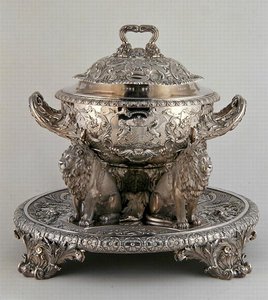 Rundell, Bridge ve Rundell tarafından yapılan Çorba Tureen