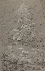 Getsemani Bahçesindeki İsa, 1712-62. by Paul Troger