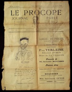 Journal du Procope, Paris kafesi