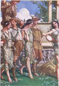 Juno, Ceres ve perilerin ve Orakçının Maskesi, Fırtına