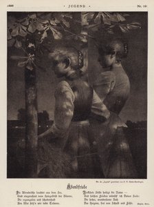 Akşam Barışı (lito) by Paul Wilhelm Keller Reutlingen