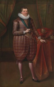 İngiltere Kralı I. James (İskoçya Kralı VI. James) by Paul van Somer