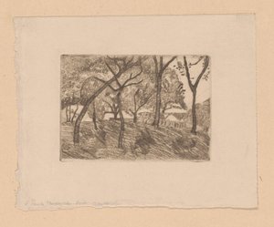 Orman manzarası by Paula Modersohn Becker (signed by artist)