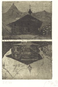 Dağ evi by Paula Modersohn Becker