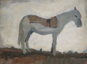 Eşek. 1902 civarında by Paula Modersohn Becker