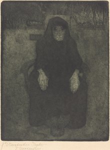 Yaşlı kadın by Paula Modersohn Becker
