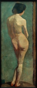 Arkadan çıplak duran kadın by Paula Modersohn Becker