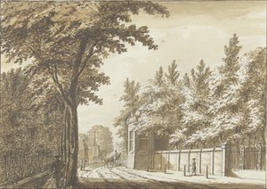 Haarlem dışında Hofstede Bosch-en-Hoven by Paulus Constantijn la Fargue (attributed to)