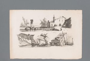 Evlerde iki yüz Manzara ilkeleri (dizi başlığı) Principles de paysages (dizi başlığı) by Paulus Lauters