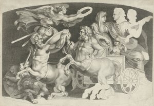 Camee bir araya geldi de triomf van Germanicus en Agrippina Pietro Paolo Rubenius